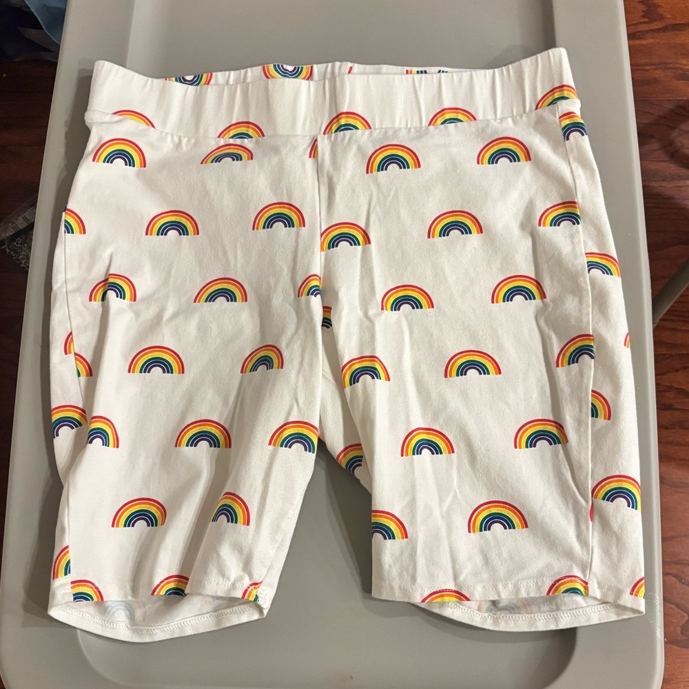 Rainbow Print Women’s Shorts